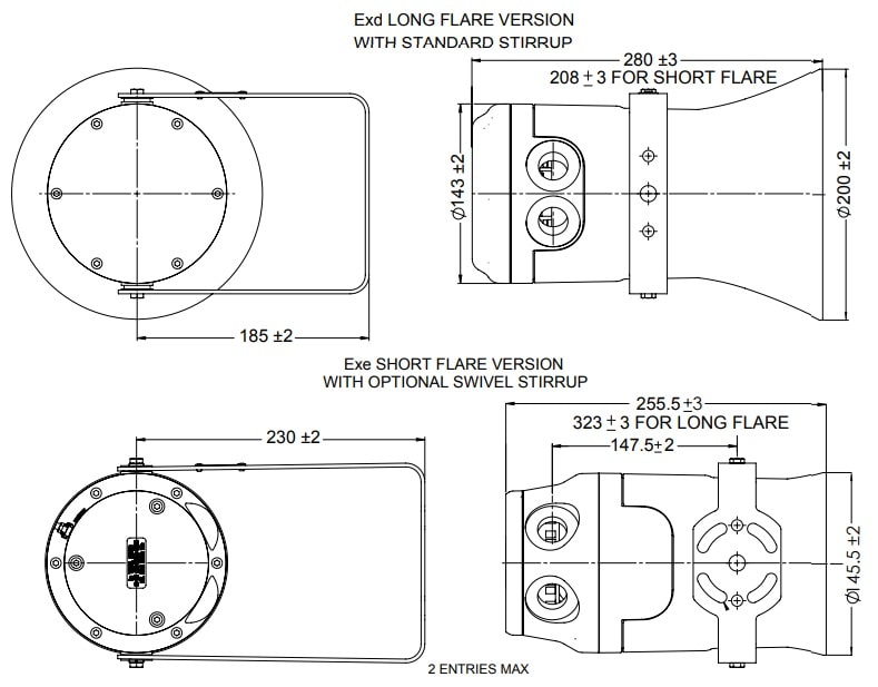 Eaton-MEDC-DB3B-Dimensions-1.jpg آژیر ضدانفجار DB3B